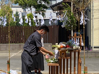 新築工事【地鎮祭】